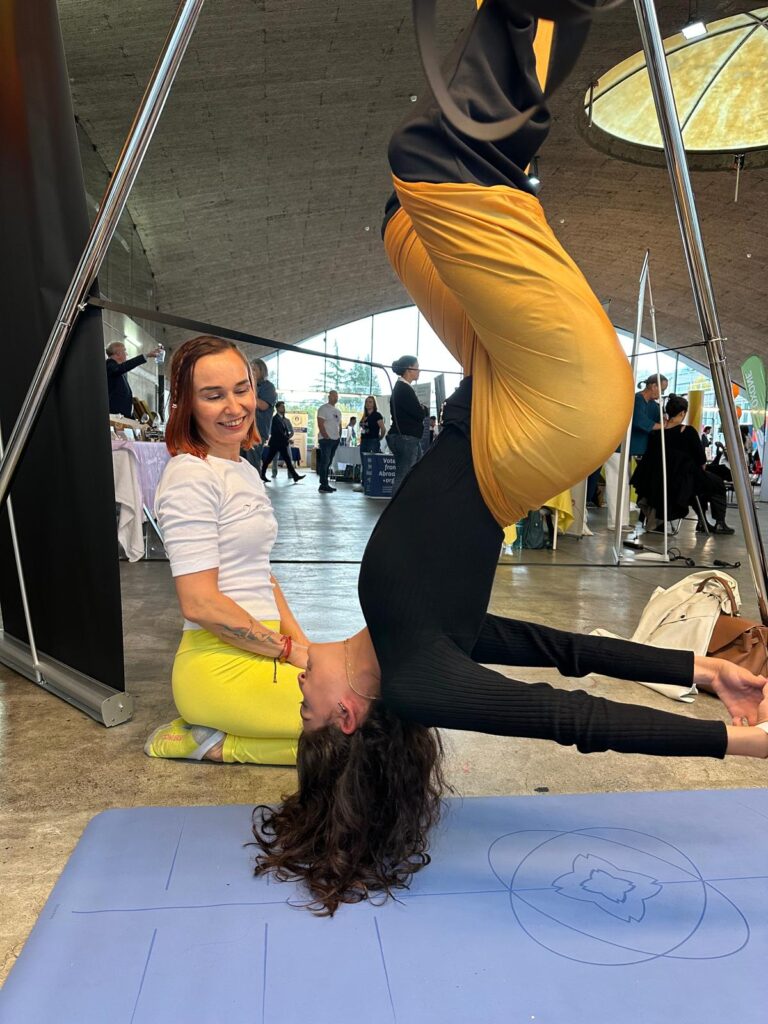 How Aerial Yoga Helps With Back Pain (When Done Correctly)