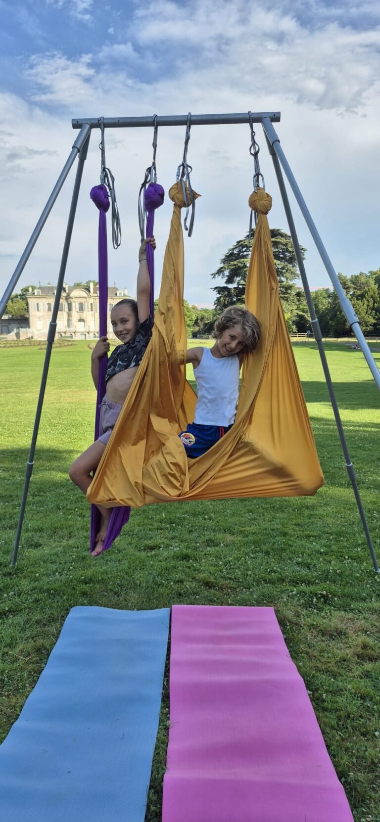 How Aerial Yoga Helps Children Grow Stronger, Happier, and More Confident